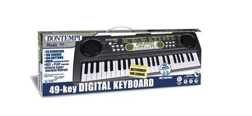 купить Музыкальная игрушка Bontempi 154970 Цифровой синтезатор с 49 клавишами размера MIDI в Кишинёве 