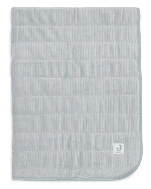 cumpără Lenjerie de pat pentru copii Jollein 516-511-68113 Paturica Velvet Rib Sea Green, 75x100cm în Chișinău 