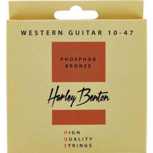 купить Аксессуар для музыкальных инструментов Harley Benton HQS WE 10-47 PB set corzi chitara acustica в Кишинёве 