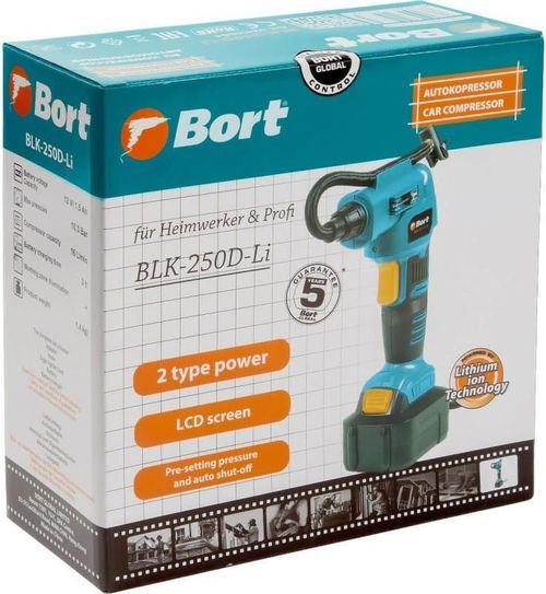 cumpără Compresor auto portabil Bort BLK-250D-Li în Chișinău 