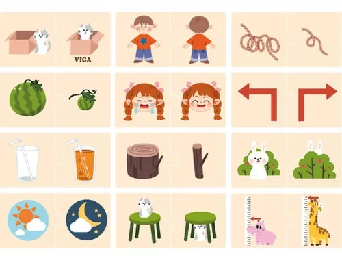 купить Головоломка Viga 44674 Joc de puzzle Antinomic 24 elem. в Кишинёве 