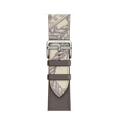купить Ремешок VPG Rhea Series Real Leather iWatch Strap 38/40/41mm Grey в Кишинёве 
