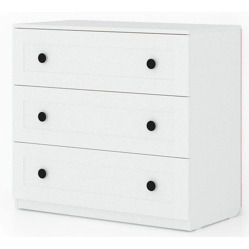 купить Комод Fabrik Home Mezzo (1000x900x500) Белый ясень в Кишинёве 