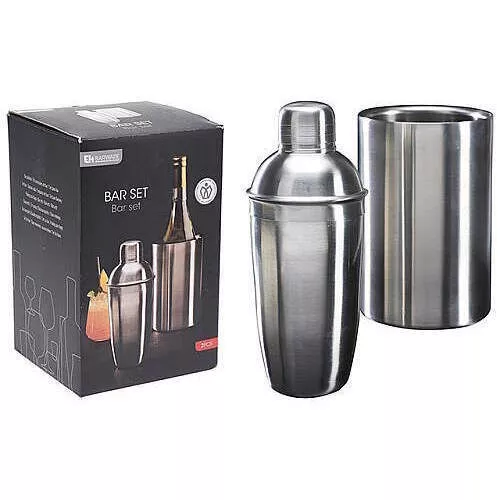 cumpără Accesoriu pentru bucătărie Excellent Houseware 52616 Set pentru bar 2buc: galeata pentru gheata, shaker în Chișinău 