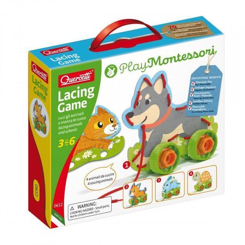 купить Игрушка Quercetti Q0612 Joc cu sireturi Montessori в Кишинёве 