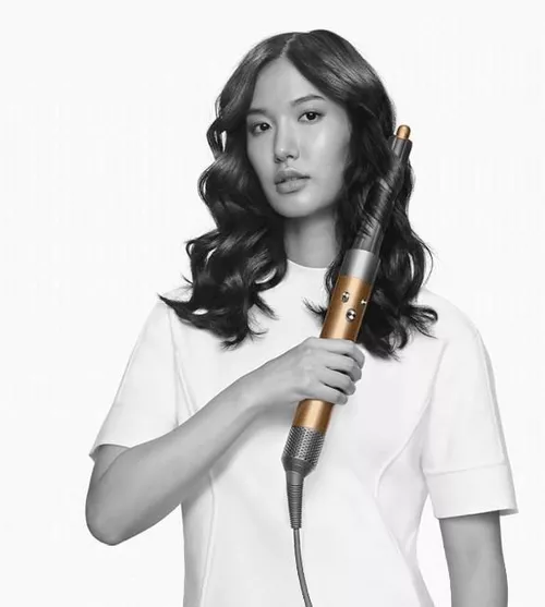 купить Прибор для укладки Dyson HS05 Airwrap Complete Long Diffuse Nickel/Copper в Кишинёве 