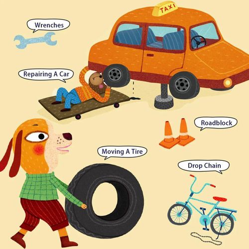 купить Головоломка miscellaneous 10577 Puzzle in valiza Garaj 104 el. 3078 в Кишинёве 