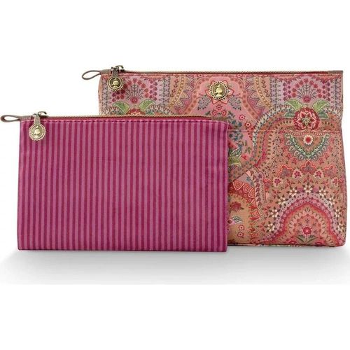 купить Несессер/косметичка Pip Studio 51.274.299 Caryn Cosmetic Bags Combi Jabali Red 26x7.5x18cm/22x1x13cm в Кишинёве 