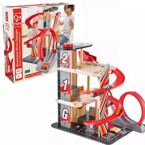 купить Машина Hape E3019 Set de joaca Parcare cu trasee в Кишинёве 