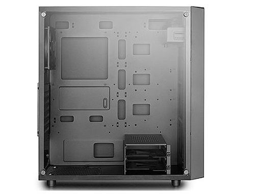 купить Case Middletower Deepcool E-SHIELD E-ATX/ATX Black no PSU, Side Tempered glass, 1xUSB3.0/2xUSB2.0/AudioHD x 1/Mic x 1, Included: Rear: 1x120mm fan; Optional: Front: 3x120mm or 3x140mm; Top: 2x120mm/140mm (carcasa/корпус) в Кишинёве 