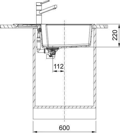 купить Мойка кухонная Franke 114.0687.280 Fragranite UBG 611-78L Bianco в Кишинёве 