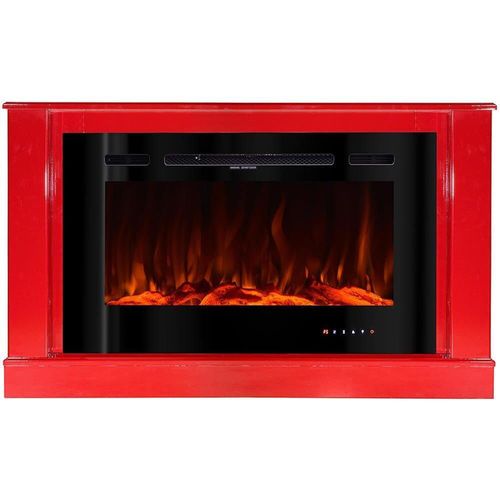 купить Камин электрический ArtFlame Bernard mini & Adeli, 725x1215x300 mm, Rosu в Кишинёве 