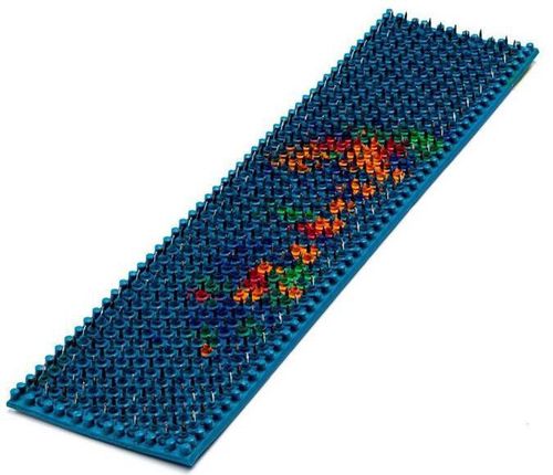 cumpără Dispozitiv de masaj mecanic Lyapko 5101 Saltea masaj acupunctura Sputnik 4.9 Ag 230*53mm în Chișinău 