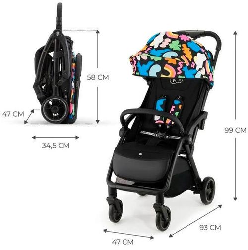 купить Детская коляска KinderKraft APINO KSAPIN00HAP0000 HAPPY SHAPES в Кишинёве 