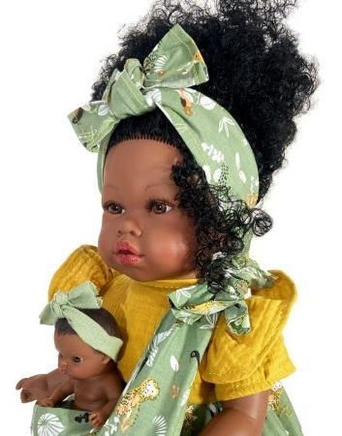 купить Кукла Nines 2332 MARÍA CON BEBÉ CURLY HAIR в Кишинёве 