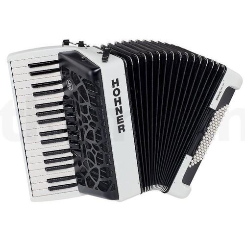 cumpără Pian digital Hohner Bravo III 120 silent key WH ACORDEON 120 BASS ALB (16812) în Chișinău 