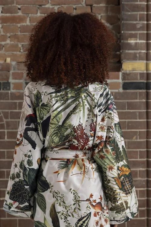 cumpără Halat Moooi 280082 Menagerie of Exti Ani Kimono L/XL Ivory în Chișinău 