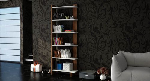 cumpără Raft de birou Hanah Home Order White Walnut în Chișinău 