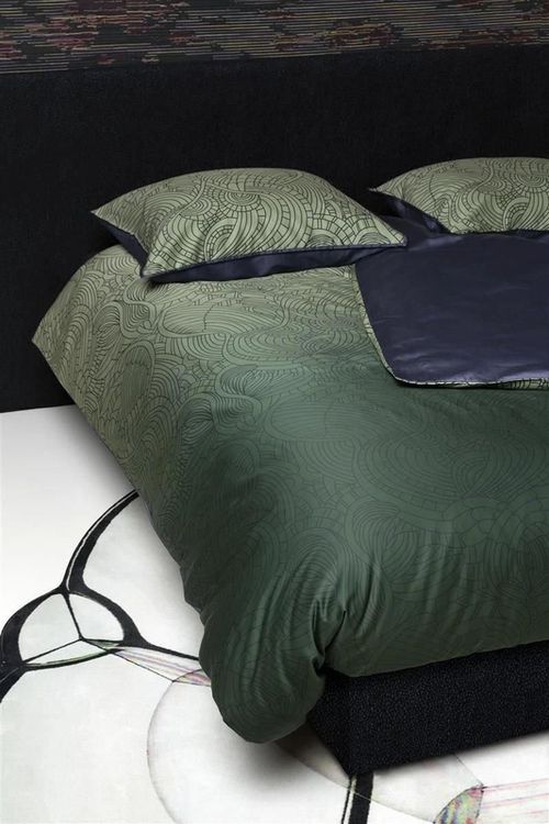 cumpără Lenjerie de pat Moooi 238813 Dodo Pavone 140x200/220 Green în Chișinău 