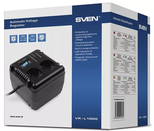 cumpără Regulator tensiune Sven VR-L1000, 320W în Chișinău 