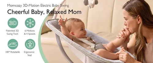 cumpără Leagăn pentru bebeluși Momcozy AW001-GR12NB-A CocoSway cu leganare 3D în Chișinău 