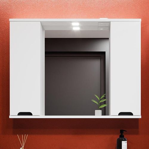 купить Зеркало для ванной Bayro Etna Duo 1000x750 белый мат в Кишинёве 