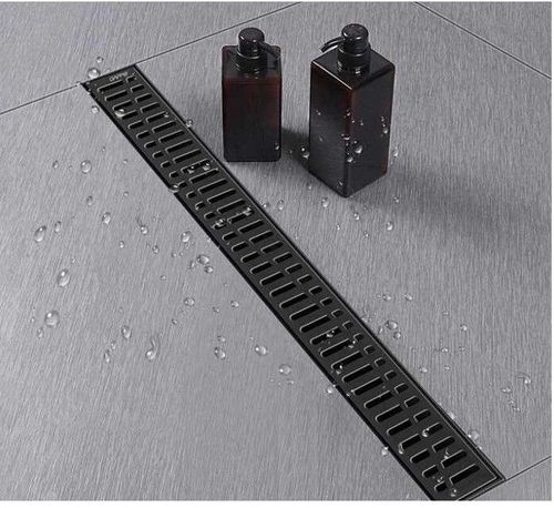 купить Душевой трап Gappo G 88007- 36 Inox 70x800 Negru в Кишинёве 