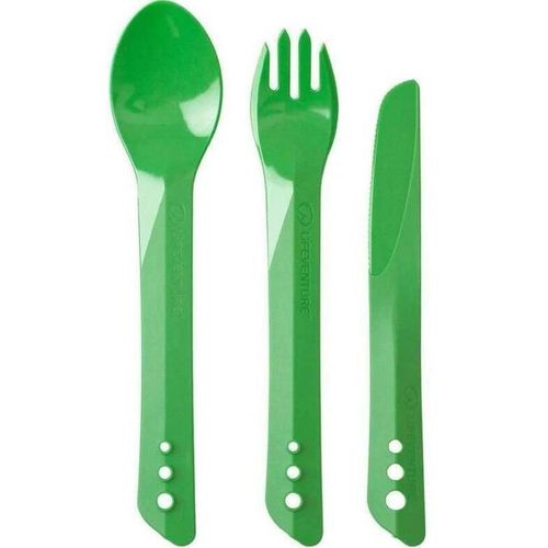 купить Набор столовых приборов Lifeventure 75020 Ellipse Camping Cutlery Green в Кишинёве 