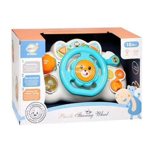 купить Игрушка New World QF366-033 Simulator volan Leu cu lumină și sunet, albastru, 1215D в Кишинёве 