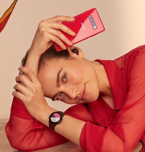 купить Смартфон Samsung G973/128 Galaxy S10 Prism Red в Кишинёве 