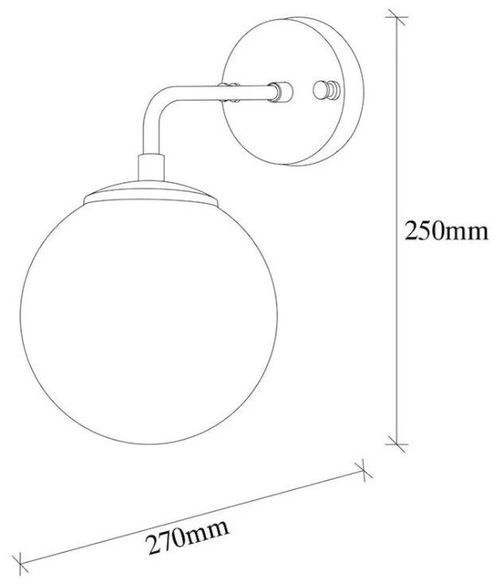 cumpără Candelabru de perete Trendy Lampa de perete Viran-10895 15x25x27cm în Chișinău 