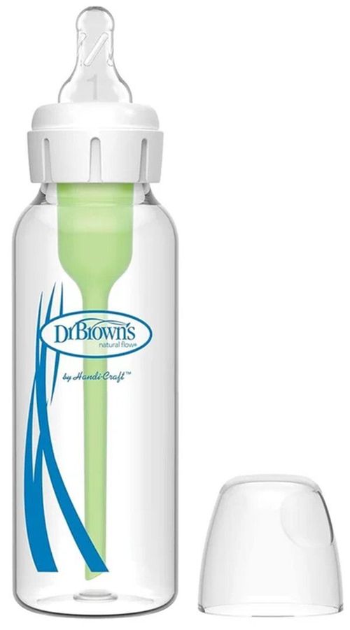 купить Поильник Dr. Brown's 072239321348 Biberon din sticla cu gat ingust Options+, 250ml в Кишинёве 
