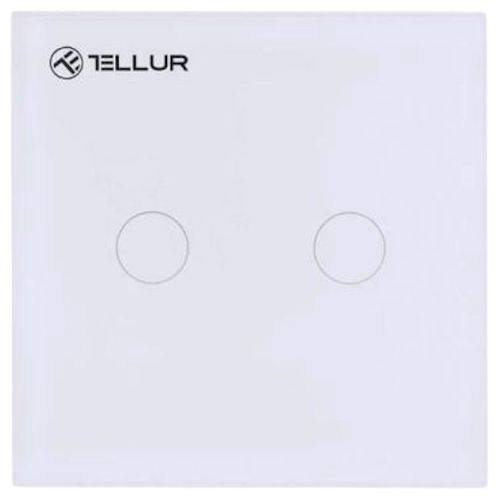купить Выключатель электрический Tellur TLL331051, WiFi, 2 ports, 1800W, 10A в Кишинёве 
