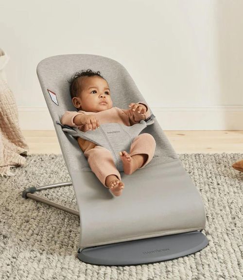 cumpără Leagăn pentru bebeluși BabyBjorn 006080A Bliss 3D jersey, Sand Grey în Chișinău 