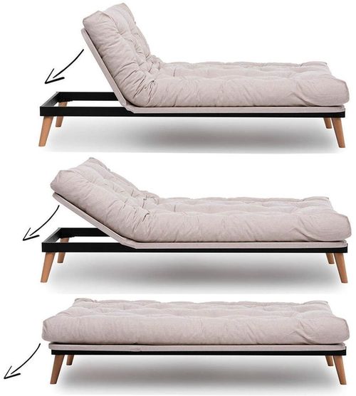 купить Диван Trendy Saki Crema, extensibila (3 locuri) в Кишинёве 