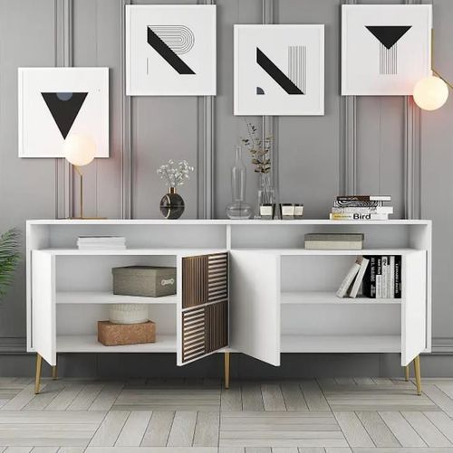 cumpără Casetieră Trendy Milano, alb, auriu în Chișinău 