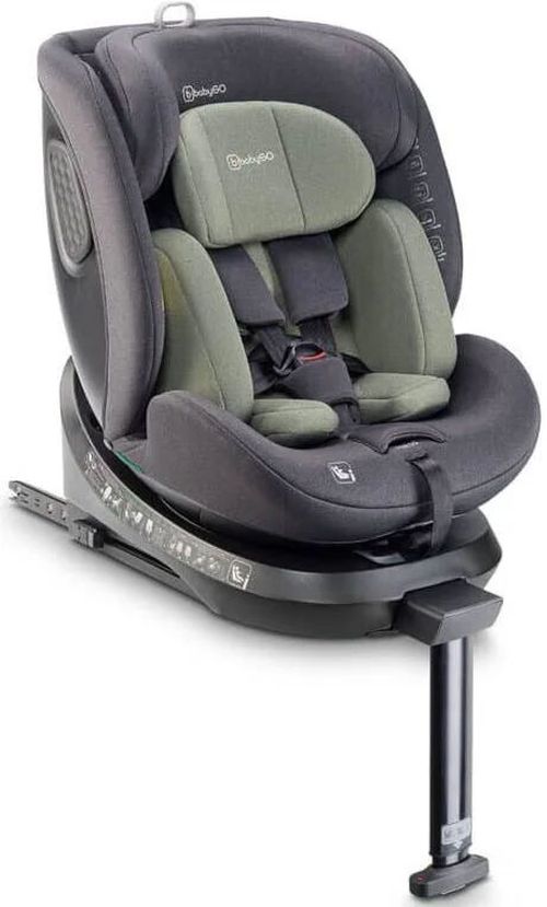 Поворотное автокресло с isofix BabyGo MOVE 360 Green (0-36 кг) 