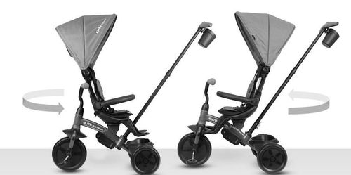 купить Велосипед-коляска Qplay Elite Platinum Grey в Кишинёве 