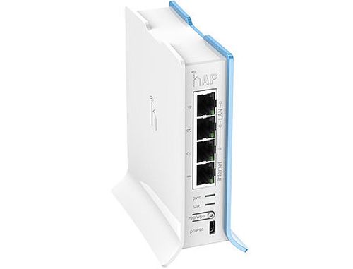 cumpără Mikrotik hAP lite (RB941-2nD-TC), 650MHz CPU, 32MB RAM, 4xLAN, built-in 2.4Ghz 802.11b/g/n 2x2 two chain wireless with integrated antennas, RouterOS L4, tower case, PSU în Chișinău 