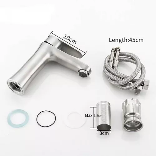 купить Смеситель для умывальника Frap F 1048 (lavoar) INOX (0633) в Кишинёве 