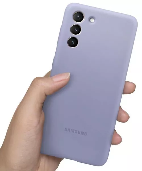 купить Чехол для смартфона Samsung EF-PG996 Silicone Cover Violet в Кишинёве 