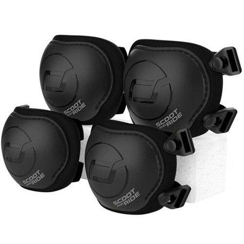 купить Защитное снаряжение Scoot&Ride 00172 Black/Ash (protecție pentru genunchi), XXS в Кишинёве 