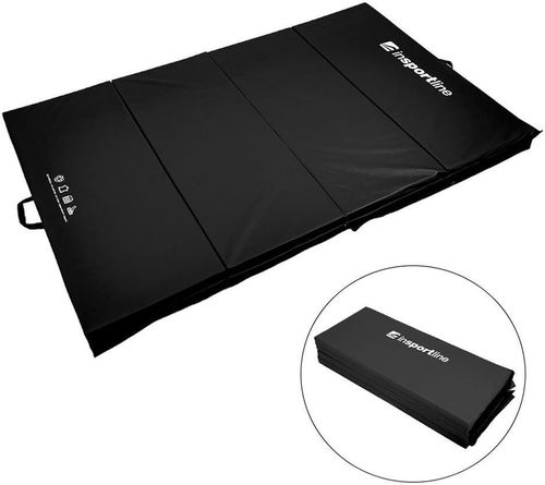 купить Инвентарь для йоги inSPORTline 13269 Складной гимнастический/фитнес коврик 26545-1 Kvadfold 200x120x5 см, черный в Кишинёве 