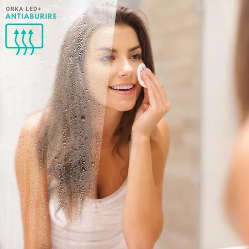 cumpără Oglindă baie Orka Milano AL 800x800 antiaburire Crom în Chișinău 