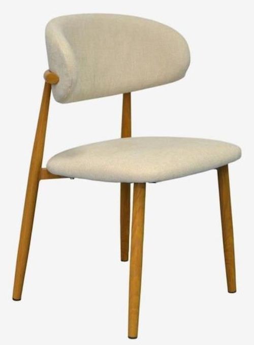 купить Комплект стол и стулья Evelin di Costacurta стол Cooper White/Bella beech + 4 QT-284Wo Light beige в Кишинёве 