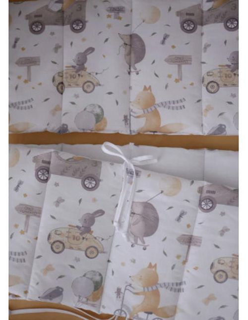 cumpără Protecție laterală pentru pătuț Veres 154.01.14 бампер на 3 стороны зверята на гонках în Chișinău 