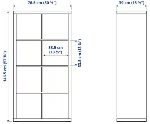 cumpără Etajeră Ikea Kallax 77x14 Grey în Chișinău 