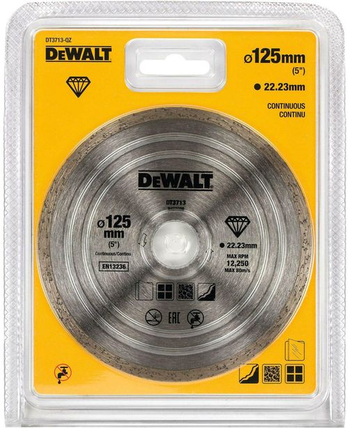 купить Диск отрезной DeWalt DT3713 Disc diamantat taiere teracota 125x1.6mm в Кишинёве 