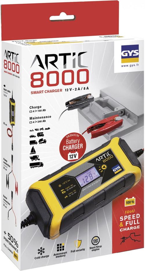 купить Зарядное устройство для авт.аккумуляторов GYS ARTIC 8000 в Кишинёве 