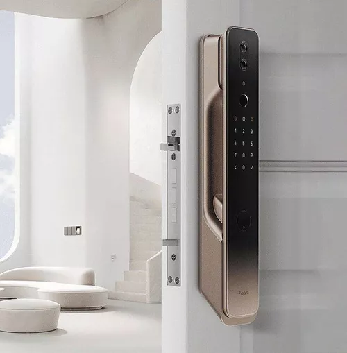 купить Умный дверной замок Aqara H100 (версия ZigBee3.0) с камерой, коричневый (ZNMS21LM) в Кишинёве 